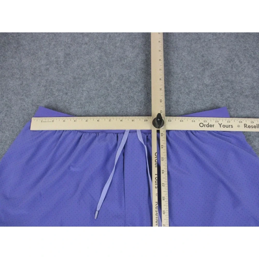 Lululemon Shorts Mens 2XL XXL Purple Fast Free Liner Running Pockets Reflective